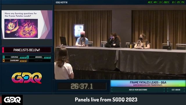 Q&A w/ the Frame Fatales Leads - Summer Games Done Quick 2023 Panels смотреть онлайн
