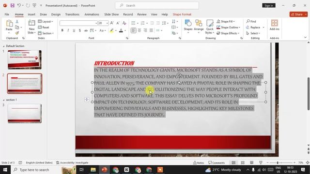MS PowerPoint Paragraph Ribbon: Craft Professional Text | Tutorial смотреть онлайн