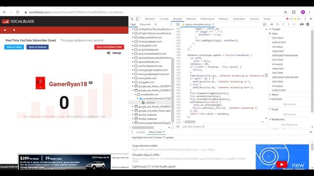 How to “Hack” Socialblade Live Subscriber Count смотреть онлайн
