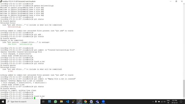 Install & configure git on a Linux server & handle files with git | AWS | DevOps | Git | Linux смотреть онлайн