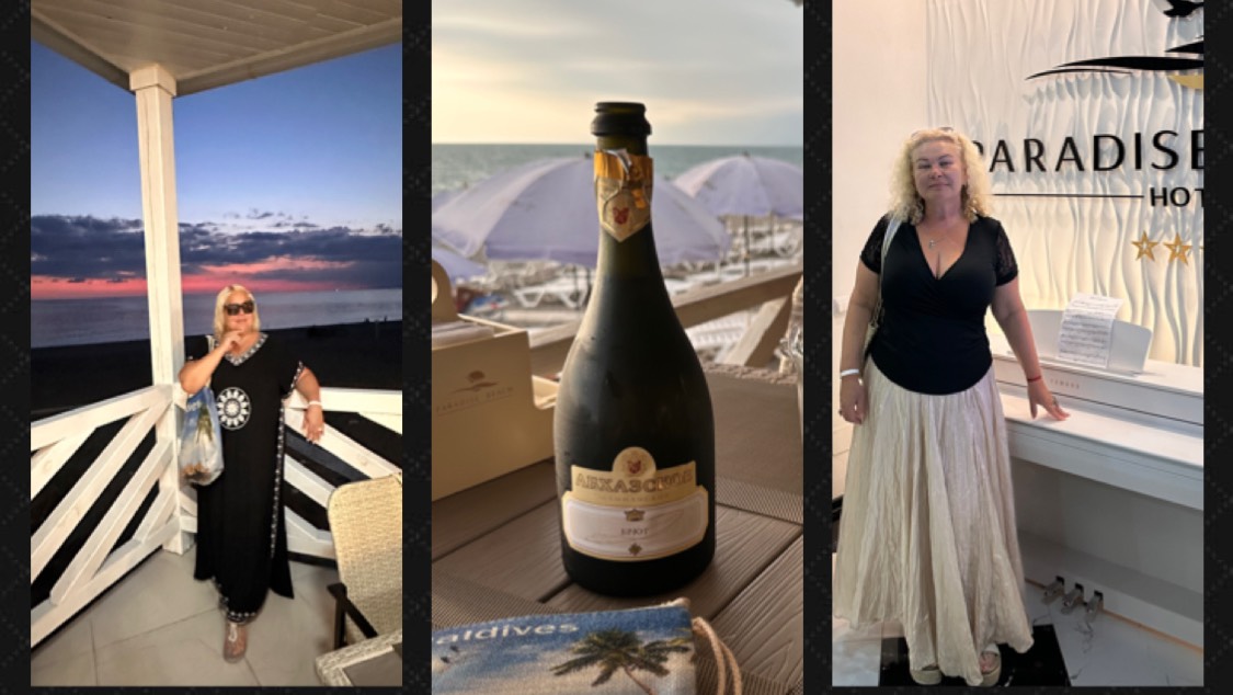 Абхазские каникулы в отеле PARADISE BEACH пляж Алахадзы. смотреть онлайн