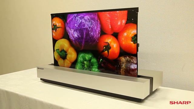 Sharp показала вариант телевизора-рулона смотреть онлайн