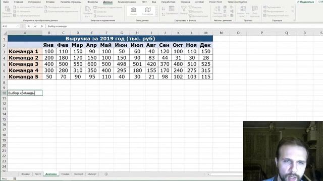 Динамические визуализации в Excel смотреть онлайн