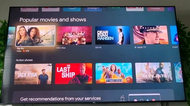 Телевизор TCL 65P728 смотреть онлайн