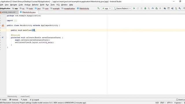 Create a Toast in Android Studio | Android Studio Tutorial смотреть онлайн
