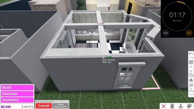 BATHROOM BUILD OFF WITH 12 FANS IN BLOXBURG | roblox смотреть онлайн