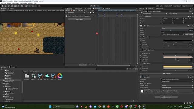 СДЕЛАЛ СМЕНУ ДНЯ И НОЧИ С ПОМОЩЬЮ АНИМАЦИИ! | Unity #unity #unity2d #2023 смотреть онлайн