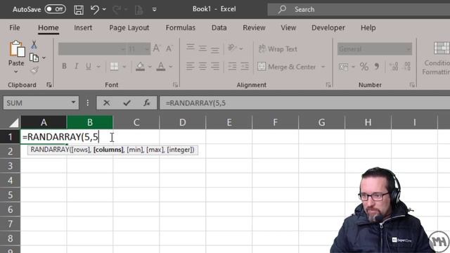 RANDARRAY : Excel Function смотреть онлайн