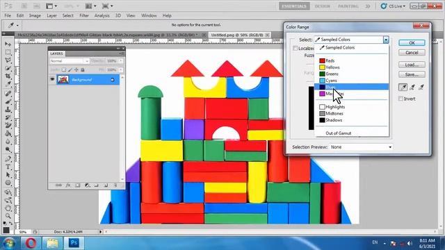 10 Adobe Photoshop for Beginners | Color range selection | What is Hue Saturation | Adobe Tutorial смотреть онлайн