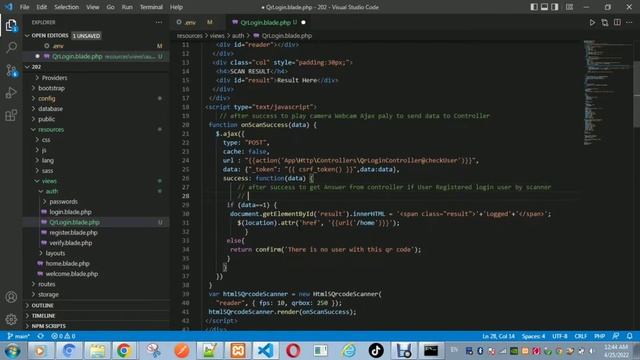 How to Login to a website by scanning a QR Code in Laravel смотреть онлайн