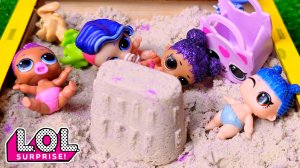 Заигрались в ПЕСОЧНИЦЕ и не пошли на обед