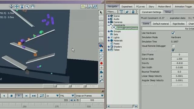 MotionBuilder PhysX Plugin смотреть онлайн