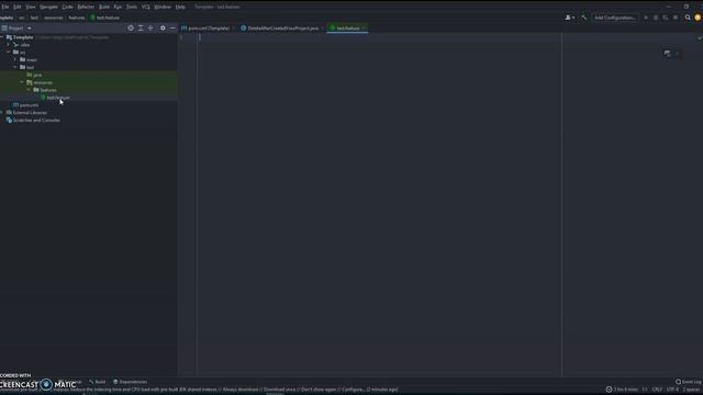How to create a template for your cucumber project on intellij ide смотреть онлайн