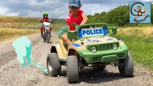 Дети и Машина. Диана и Даня играют в челлендж Правда или Ложь про динозавров. Манкиту