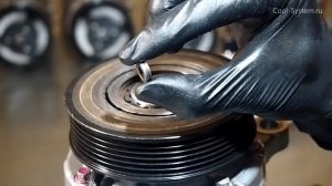 Как отрегулировать зазор электромагнитной муфты компрессора кондиционера! Какой зазор верный.