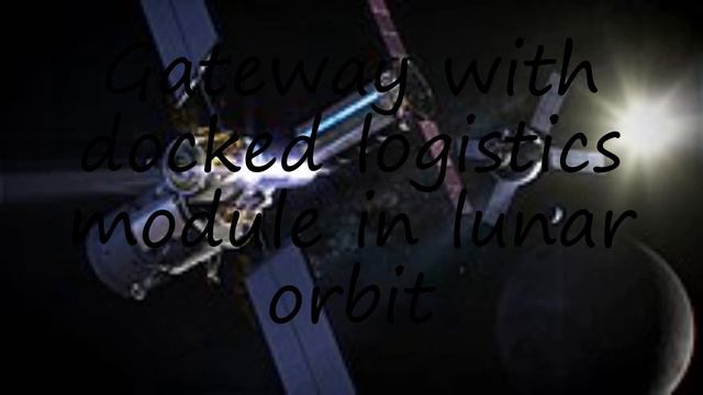 How to pronounce Gateway with docked logistics module in lunar orbit in English? смотреть онлайн