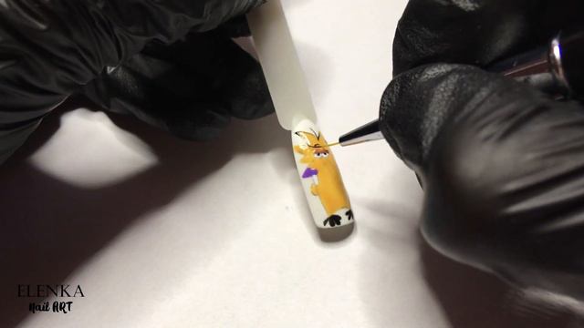 Рисуем Норберта на ногтях | Маникюр с героями мультфильма Крутые бобры | Дизайн ногтей #28 смотреть онлайн