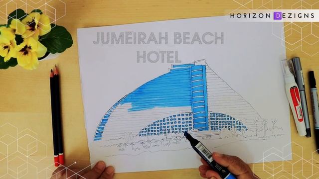 Jumeirah Beach Hotel Dubai - Sketch смотреть онлайн