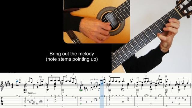 Misty (E. Garner), Guitar lesson, sheet and Tab смотреть онлайн