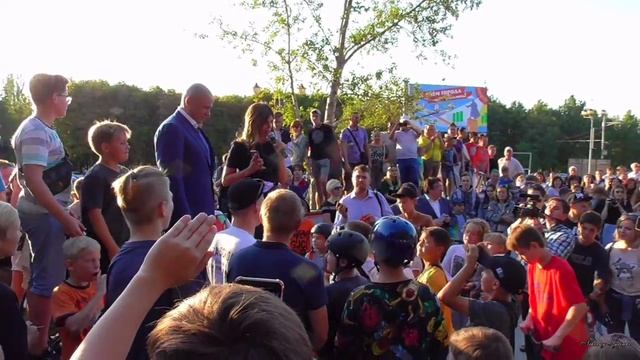 Открытие скейт парка в Липецке . смотреть онлайн