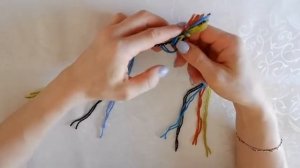 Мастер класс по плетению поясов из ниток.