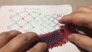 Сетка - как основа для колье.  МК для начинающих. Бисероплетение.