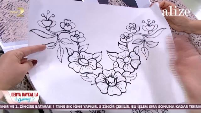 Вязание жилета с техникой обвязки воздушными петлями из Alize Superlana Klasik смотреть онлайн