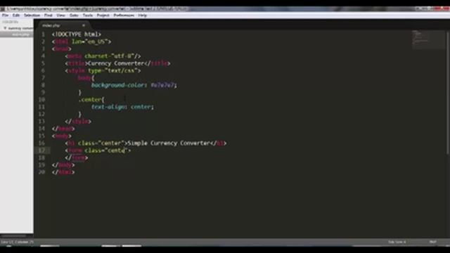 Simple Currency Converter in PHP (Part 1) смотреть онлайн