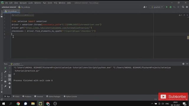 Selenium tutorial with Python Hindi #7 - Multiple Checkboxes смотреть онлайн