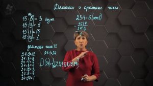 Делители и кратные натурального числа. 5 класс.