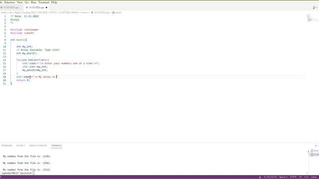 Array Initialization смотреть онлайн