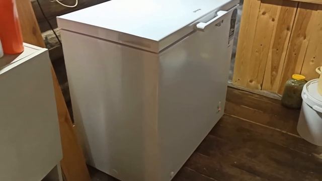 Морозильный ларь " Gorenje" в работе. К снегопадам готов. смотреть онлайн