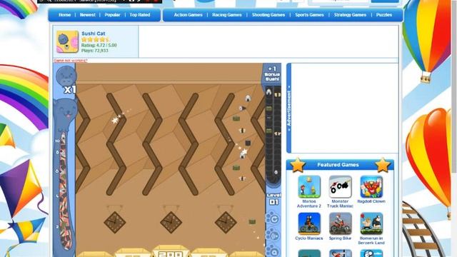 обзор игры игры sushi cat 1 смотреть онлайн