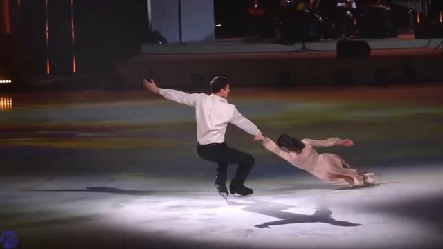 Александр Энберт и Евгения Медведева: номер "Лебединая верность" и за кулисами шоу. смотреть онлайн