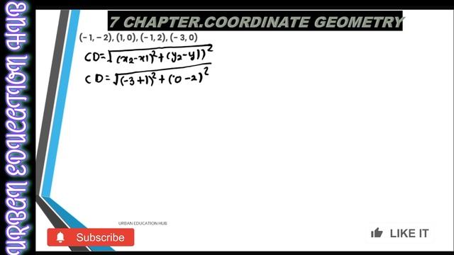 10 class CBSE maths NCERT solutions 7 Coordinate Geometry excercise 7.1 Q-6(I) ! Distance formula! смотреть онлайн