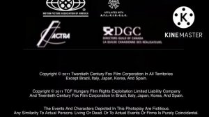 The Minecraft Movie (2011) MPAA End Credits Logos