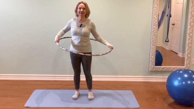 Упражнения с обручём. Комплекс на всё тело. смотреть онлайн