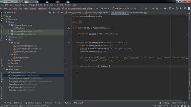 How to Add SearchView in Android App using Kotlin | SearchView | Kotlin | Android Studio Tutorial смотреть онлайн