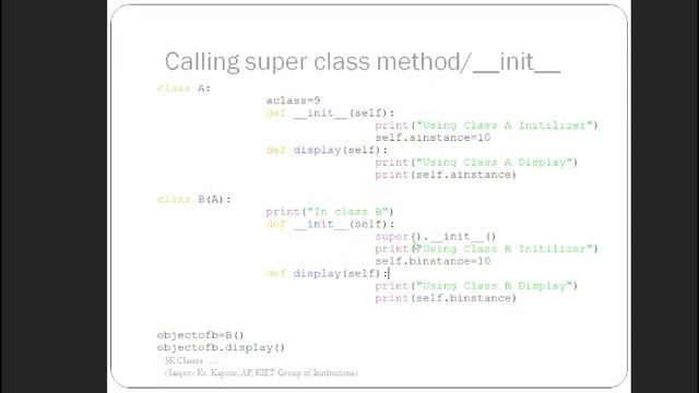 Inheritance in python смотреть онлайн