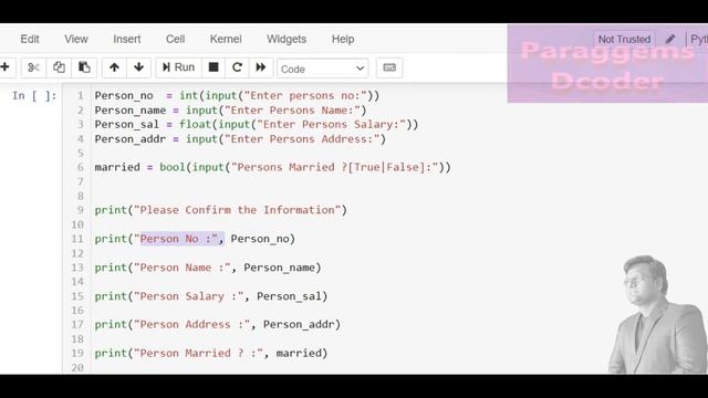Input Function in Python | Python input | part 3 |Taking User Input in Python| Python Tutorial 15 смотреть онлайн