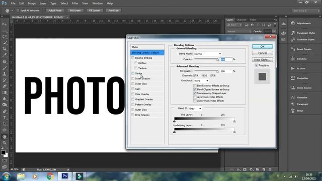 Cara Mudah Membuat Outline Text Effect di Photoshop смотреть онлайн