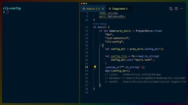 Implementing Config Files for your Rust CLI tool | Rustlang Lets Code! смотреть онлайн