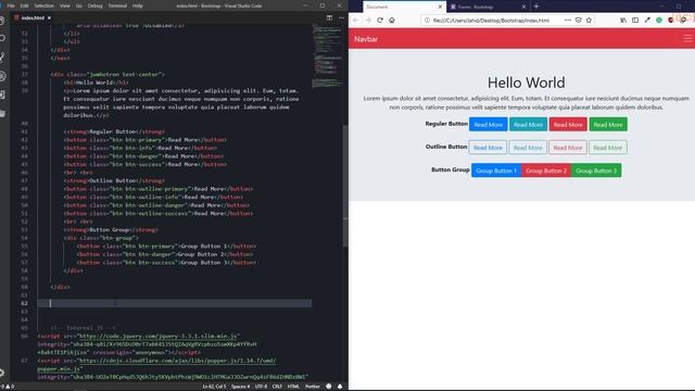 Bootstrap 4 Tutorial Bangal - Part 1 смотреть онлайн