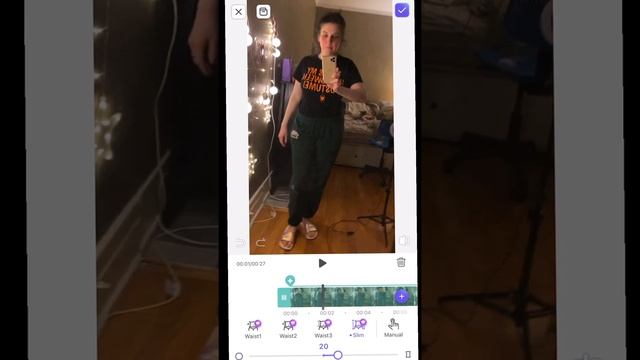 Pretty Up App Tutorial (Make Waist Smaller!)