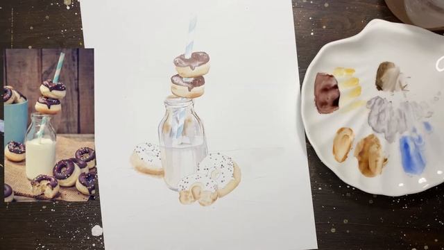 Акварельный скетч часть 2 смотреть онлайн