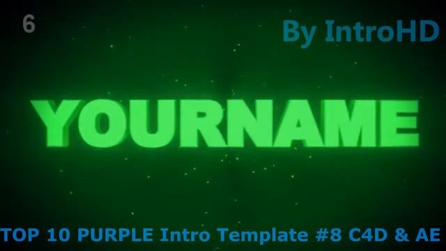 TOP 10 PURPLE Intro Template #1 Cinema 4D & After Effects Free Download смотреть онлайн