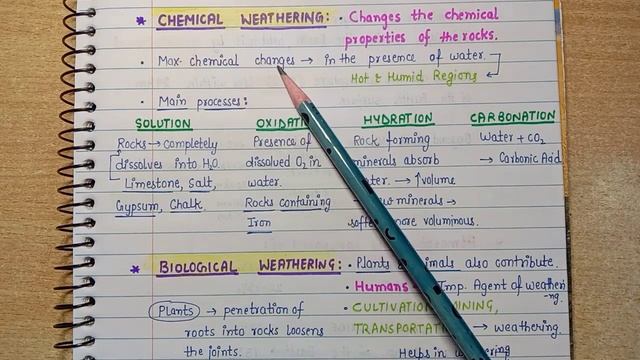 Erosion & Weathering--Chemical, Mechanical & Biological || World Geography|| Lec. 41 ||An Aspirant смотреть онлайн