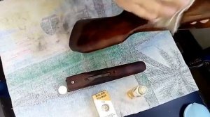 Пропитка приклада ИЖ-27 маслом BALSIN SHAFTOL и его полировка