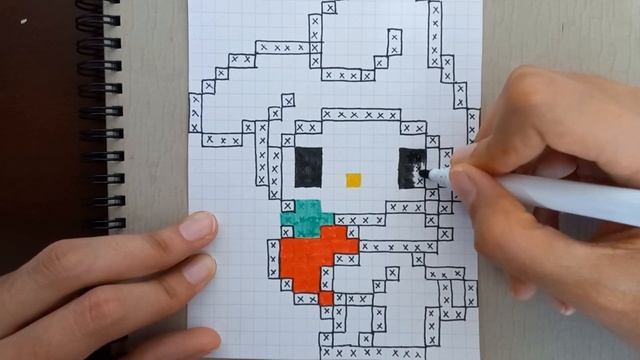 Melody Pixel Art - How to draw Melody? #hellokitty смотреть онлайн