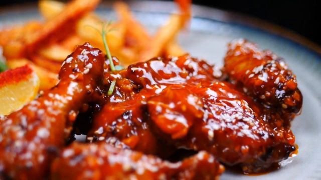 Куриные крылья в остром соусе смотреть онлайн